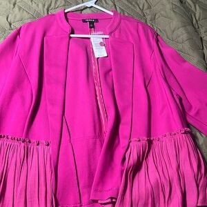 Torrid size 3 magenta blazer